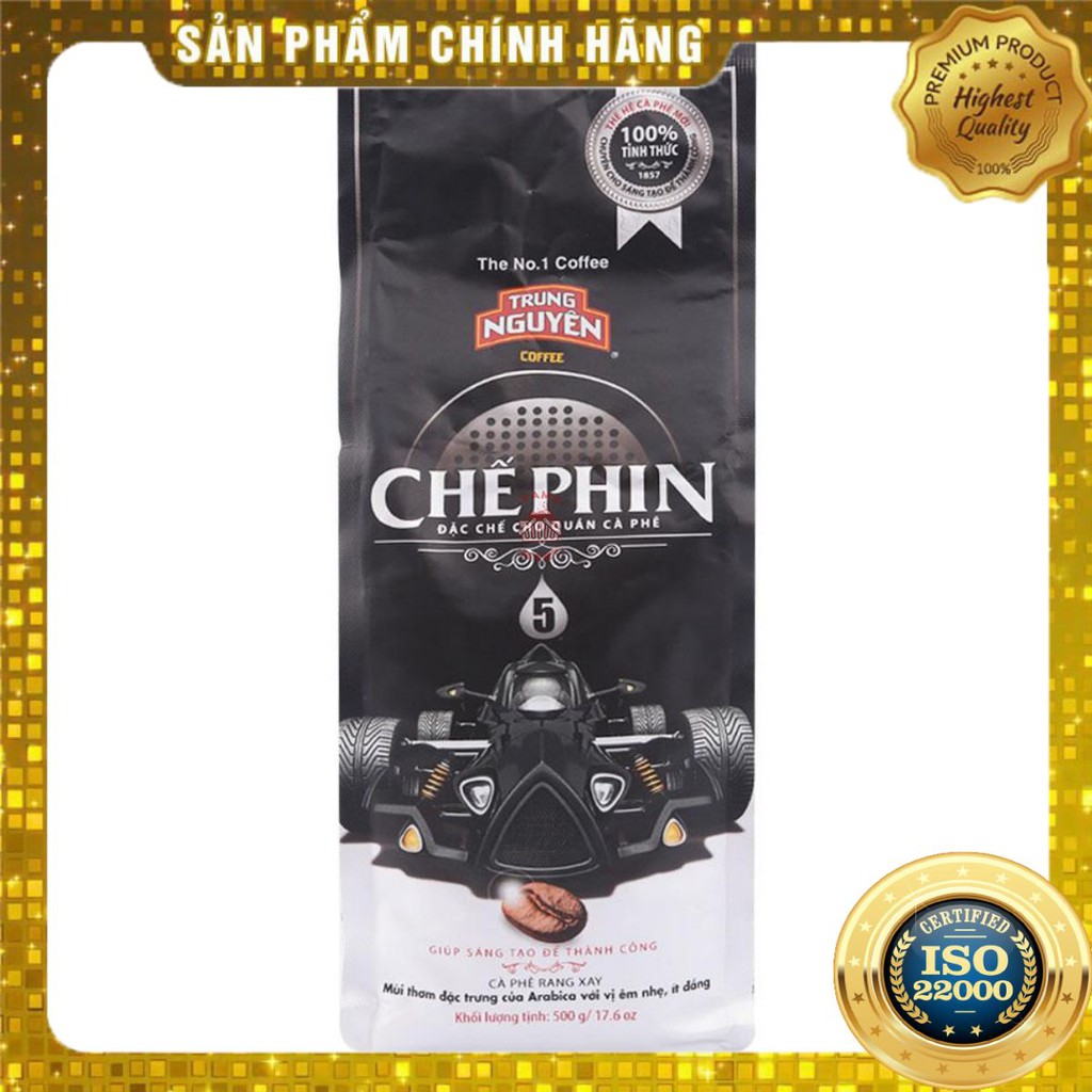 [ Yams Mart ] Cà Phê Trung Nguyên Chế Phin 5 Gói 500G