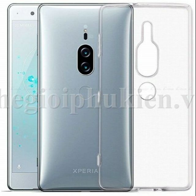 Ốp lưng silicon dẻo trong suốt Sony