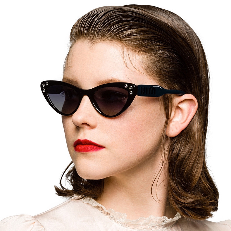 Kính Mát Mắt Mèo Phong Cách Âu Mỹ