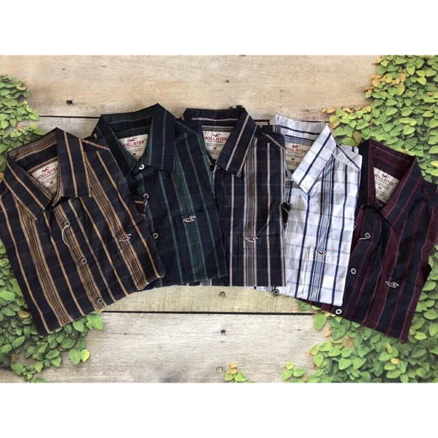 Sơmi Caro Tay Ngắn Hollister ( Mẫu Mới )