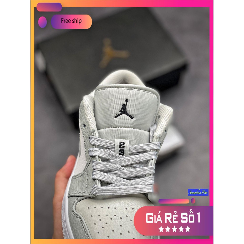 Giày nam nữ Air Jordan 1 Low White Camo, Giày jordan cổ thấp siêu đẹp, giá yêu thương dành cho học sinh, sinh viên