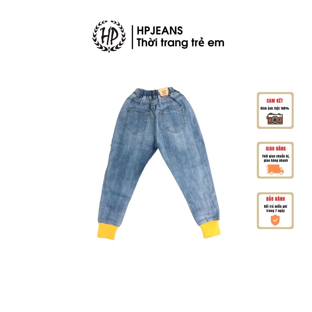 Quần Jean Bé Trai HPJEANS892 Quần Dài Cho Bé Trai HPjeans Cho Bé Từ 8 Đến 12 Tuổi [HP892]