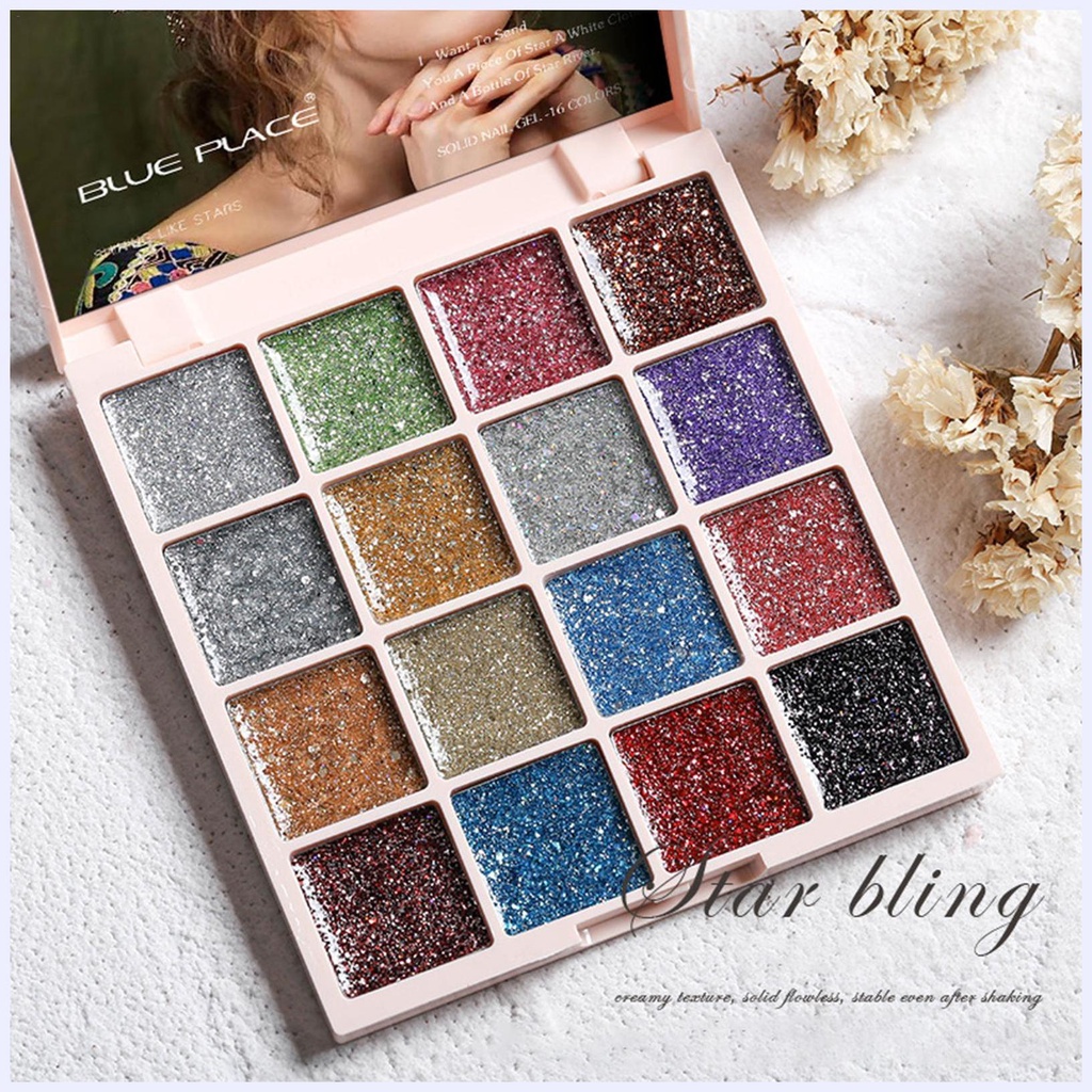 Bảng Gel Sơn Móng Tay 16 Màu Tự Chọn