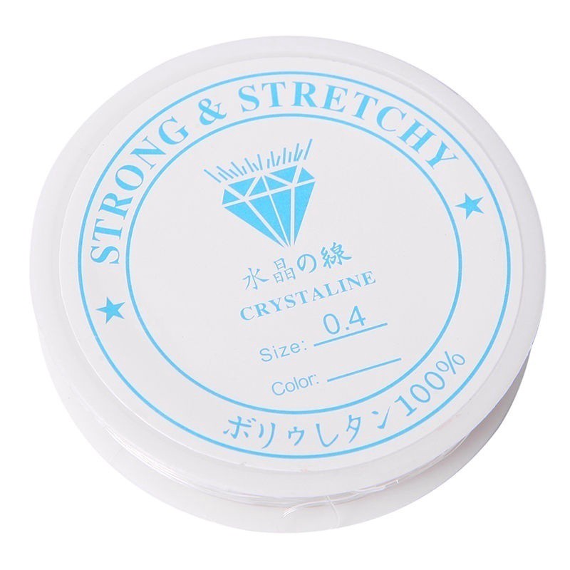 1 Cuộn Dây Cước Xỏ Hạt Làm Trang Sức Dài 0.5-1.0mm Dài 5M-12M