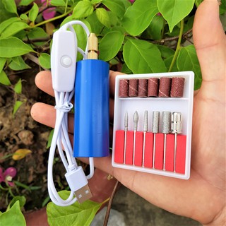 [Trợi Giá] Máy mài móng mini cầm tay - máy mài nail mini