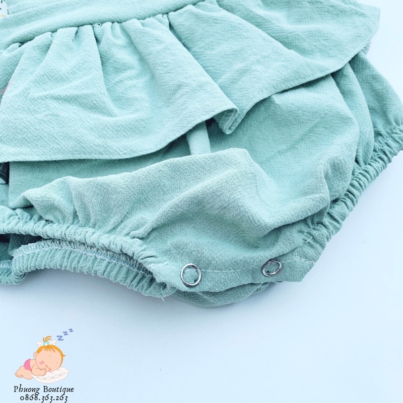 Body váy cho bé ROYALKIDS Romper yếm cho bé sơ sinh