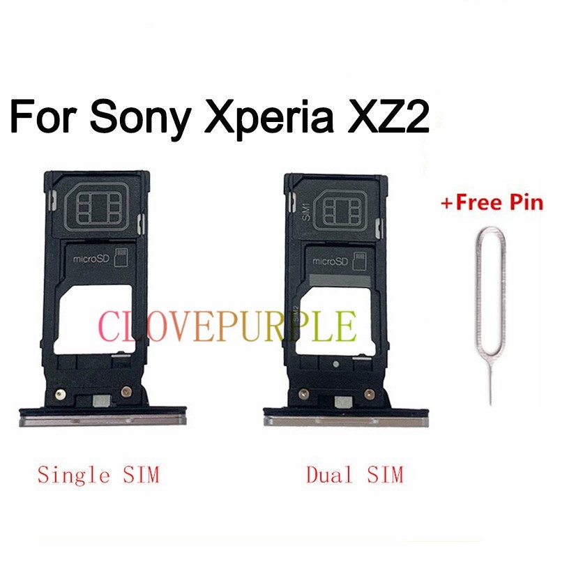 Khay Đựng Thẻ Sim Điện Thoại Dành Cho Sony Xperia XZ2 H8216 H8266 H8276 H8296