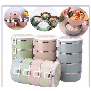 Cà men đem cơm lúa mạch 4 tầng ( ruột inox)