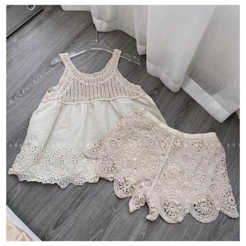 Set thô ren 2 dây baby doll cực xinh