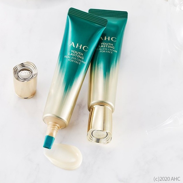 Kem Mắt AHC , Kem Dưỡng Da Mắt AHC Youth Lasting Real Eye Cream For Face - Màu Xanh | BigBuy360 - bigbuy360.vn