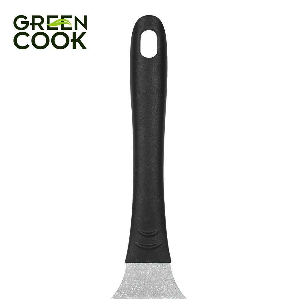 Bộ 2 chảo đúc chống dính men đá ceramic đáy từ Green Cook GCP03 màu hồng công nghệ 7 lớp chống dính Hàn Quốc sản xuất tạ