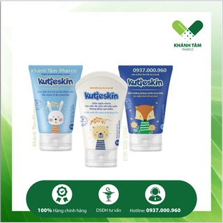 Bộ sản phẩm KUTIESKIN cho bé (dưỡng ẩm/ chàm sữa/ ngứa, hăm) [kutiskin, cutieskin, kutiekin, kem em bé, atoskin]