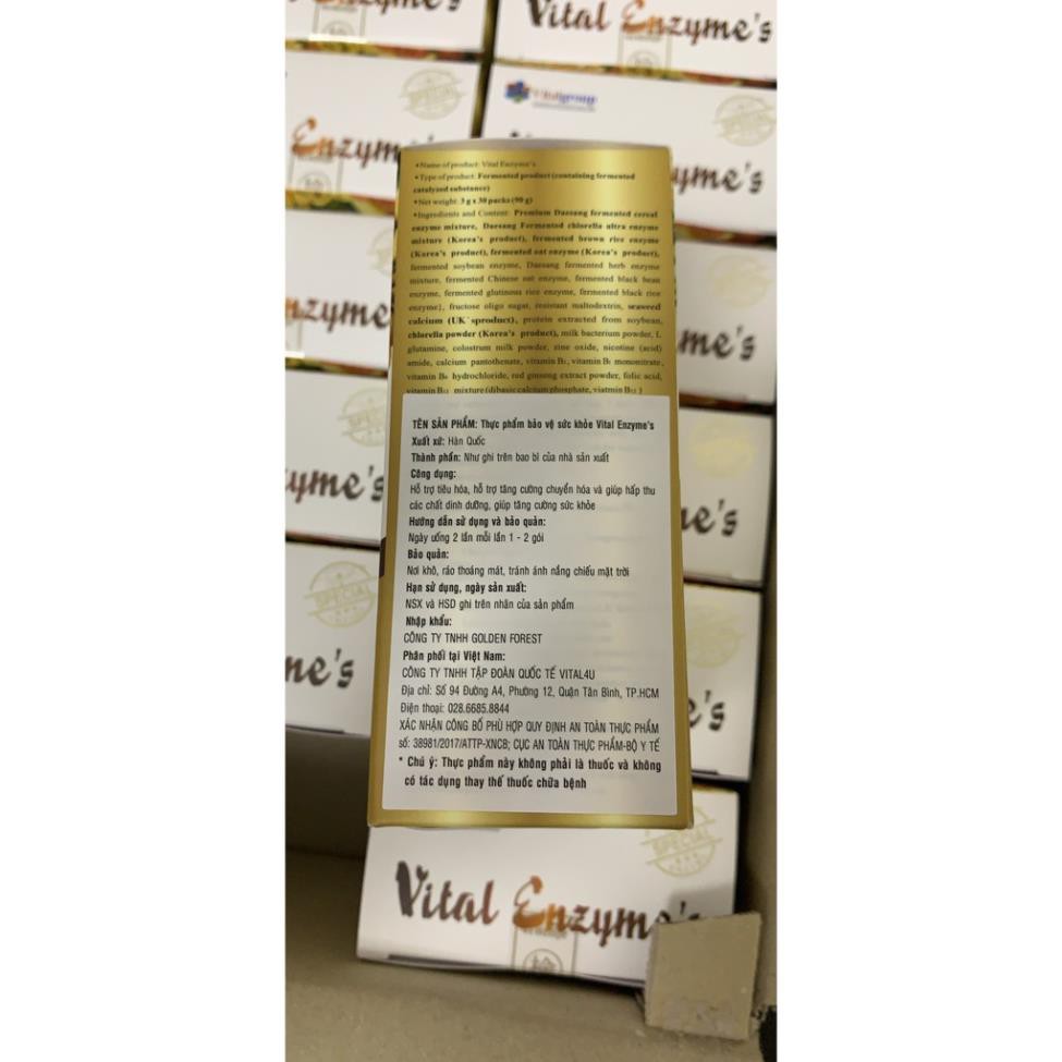 Vital enzymes chính hãng chất lượng date mới | Thế Giới Skin Care