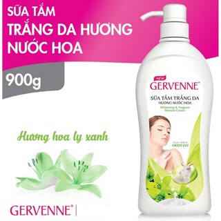Thanh hóa - sữa tắm gervenne hoa lily xanh chai 900g