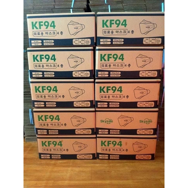 [Mã COSDAY giảm 8% đơn 150K] Túi 10 cái khâu trang KF94, khẩu trang 4D, tiêu chuẩn Hàn quốc | BigBuy360 - bigbuy360.vn