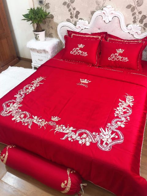 Bộ chăn ga gối cốt tông victory