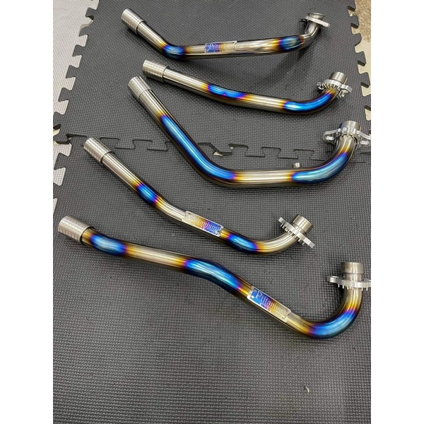 Cổ bô titanium from over .racing có đầu nhôm , đít chống xì  phân loại  dream 27 over  vario 27 over  sirus