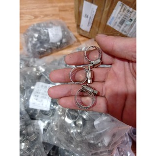 Túi 100 đai siết inox - quai nhuê cổ dê, kích cỡ vòng xiết 13-19mm, 16-25mm