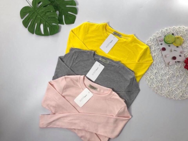 Combo 3 áo thun body tay dài ( được chọn màu)