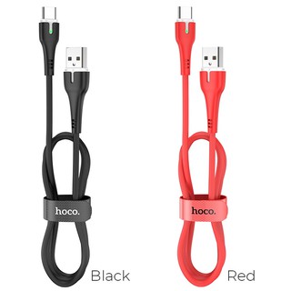 Cáp sạc iPhone / Micro / TypeC HOCO X45 2.4A có đèn LED