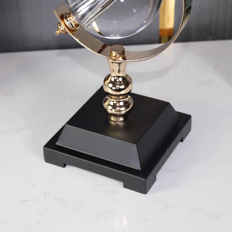 Quả cầu pha lê trang trí bàn làm việc, quà tặng nhà mới tân gia