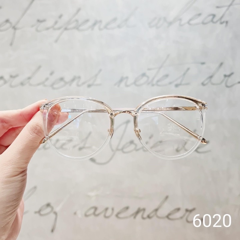 gọng kim loại nhựa chịu độ cận cao cho nữ siêu teen hottrend mã 6020