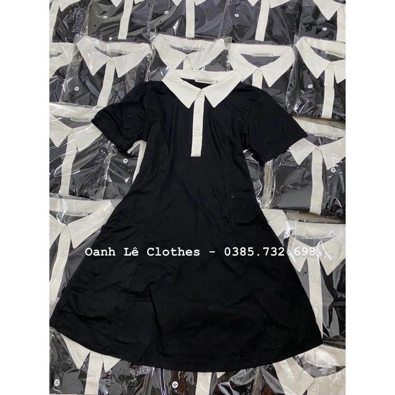 Váy Polo Ôm Body Dáng Ngắn Váy Cổ Trắng Thanh Lịch Kèm Ảnh Và Video Thật | BigBuy360 - bigbuy360.vn