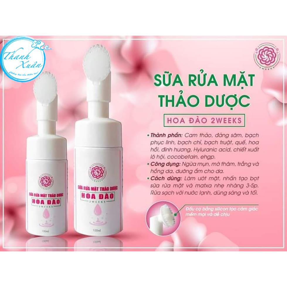 [FREESHIP] SỮA RỬA MẶT THẢO DƯỢC HOA ĐÀO | BigBuy360 - bigbuy360.vn