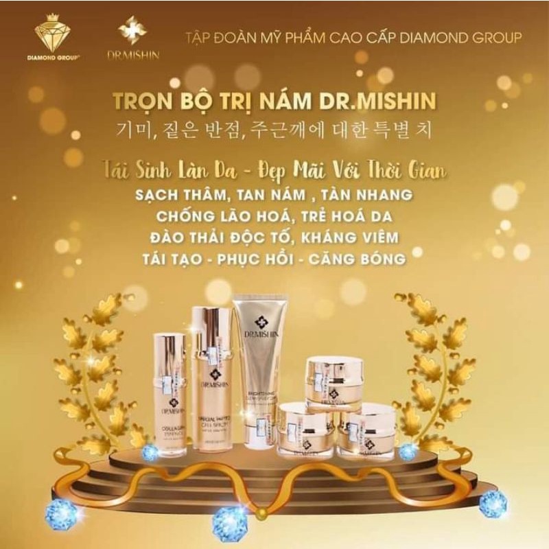 Bộ kem nám tàn nhang Dr Mishin