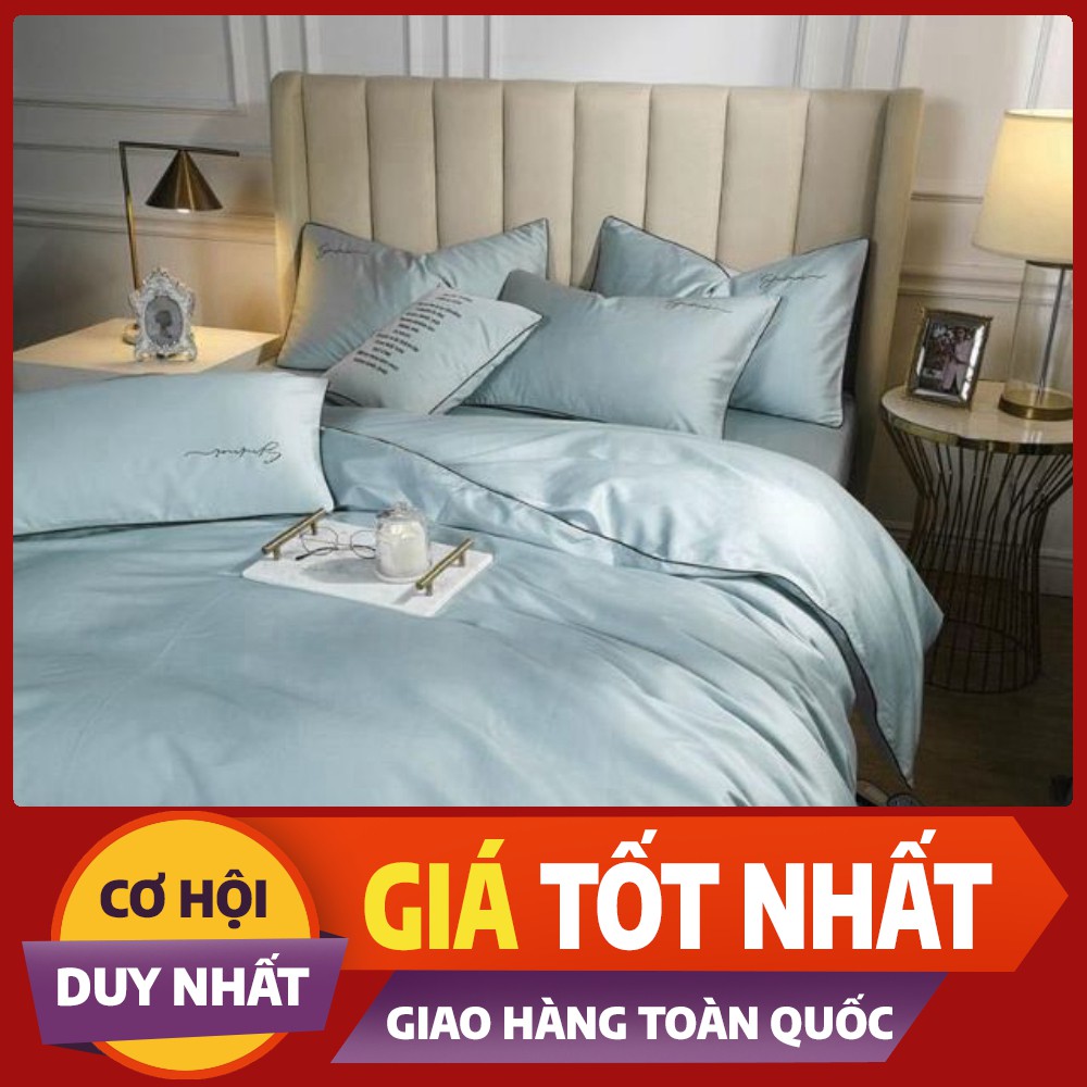 Bộ chăn ga gối lụa Tencel Sumoi( nhiều màu)