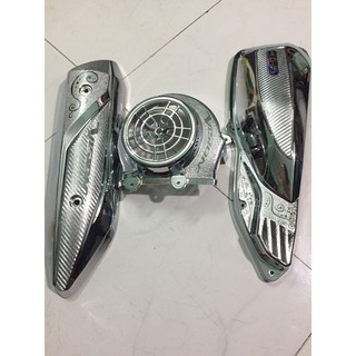 Combo xe Vision 3 món mạ crom