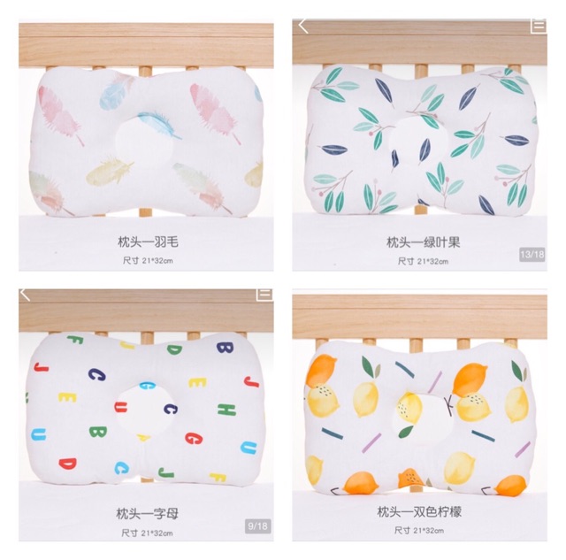 Gối lõm cao cấp thương hiệu Muslin tree