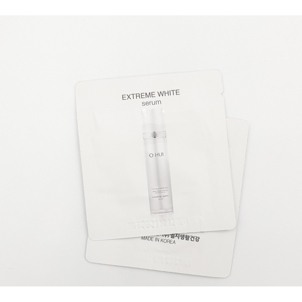 Gói Sample Serum Ohui Trắng Đậm Đặc Siêu Dưỡng Trắng Mờ Thâm Nám Chống lão hóa Extreme White 1ml