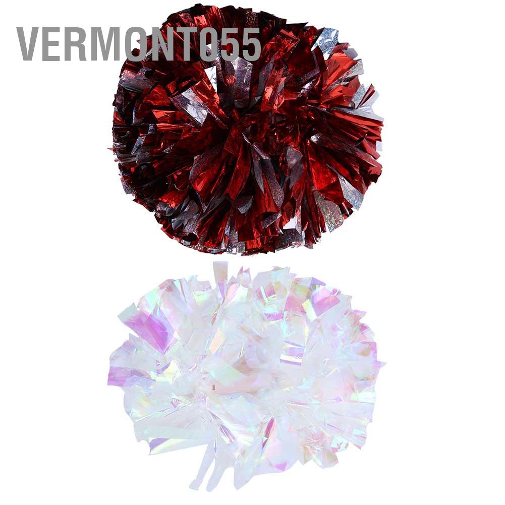 Vermont055 Cheerleadering Pom Poms Pompoms for Dance Party School Sports Competition