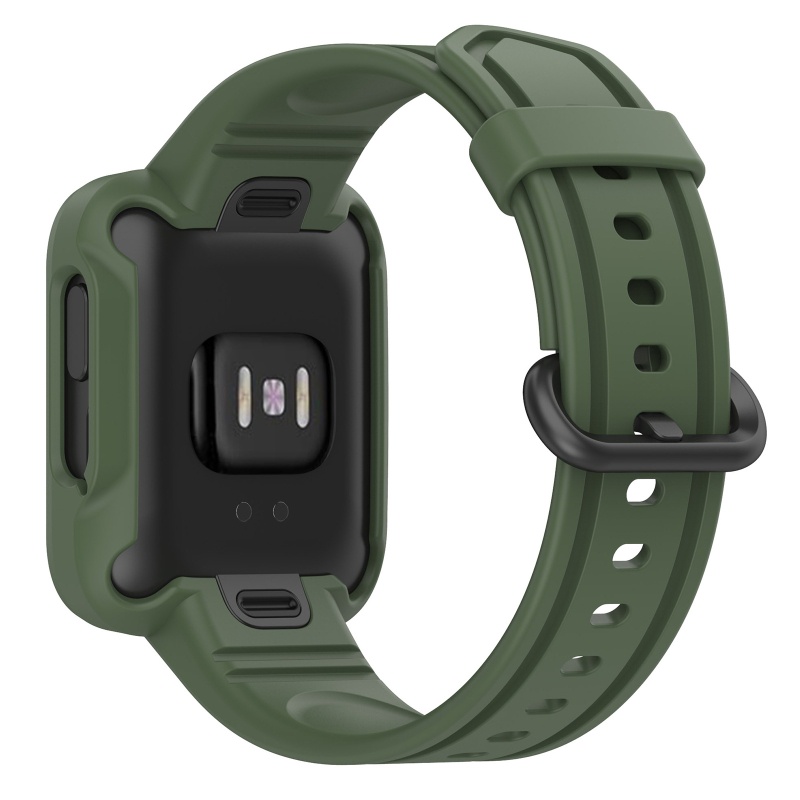 Dây Đeo Thay Thế Chất Liệu Silicon Màu Trơn Cho MI watch lite 1 / 2