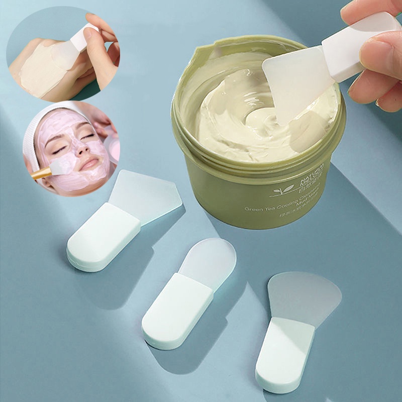 Mặt nạ silicon mềm Mặt nạ trộn bùn Trang điểm Cọ trang điểm Công cụ đặc biệt
