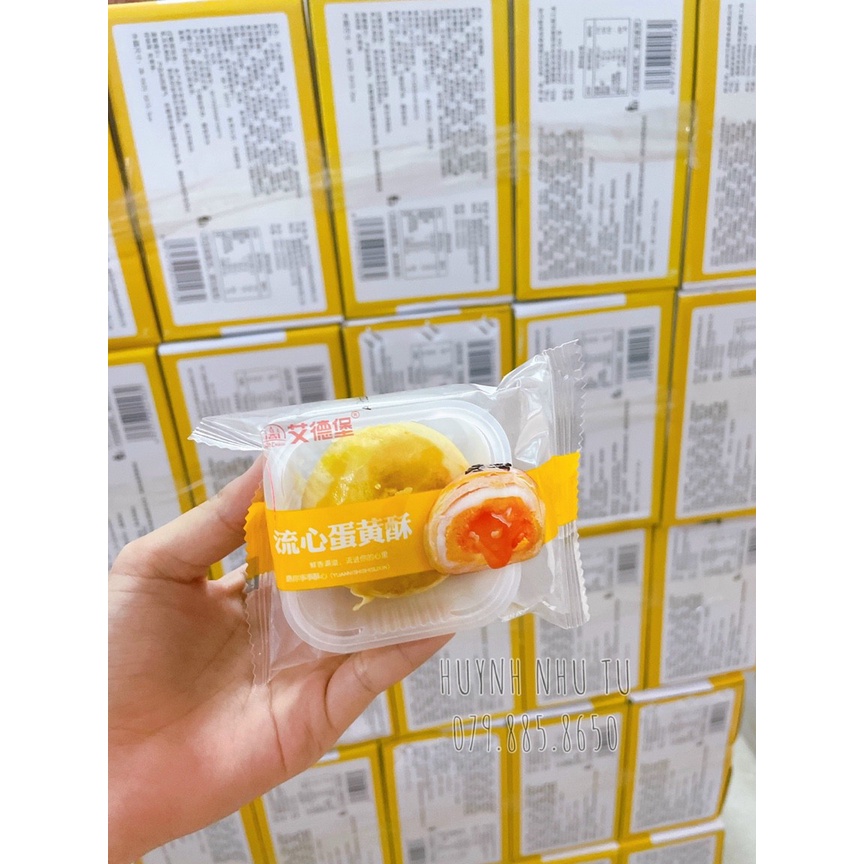 Bánh Đài Loan Siêu Ngon, Thùng Bánh Trứng Chảy Ngàn Lớp, Bánh Kim Sa Trứng Chảy Thùng 2.5 Kg