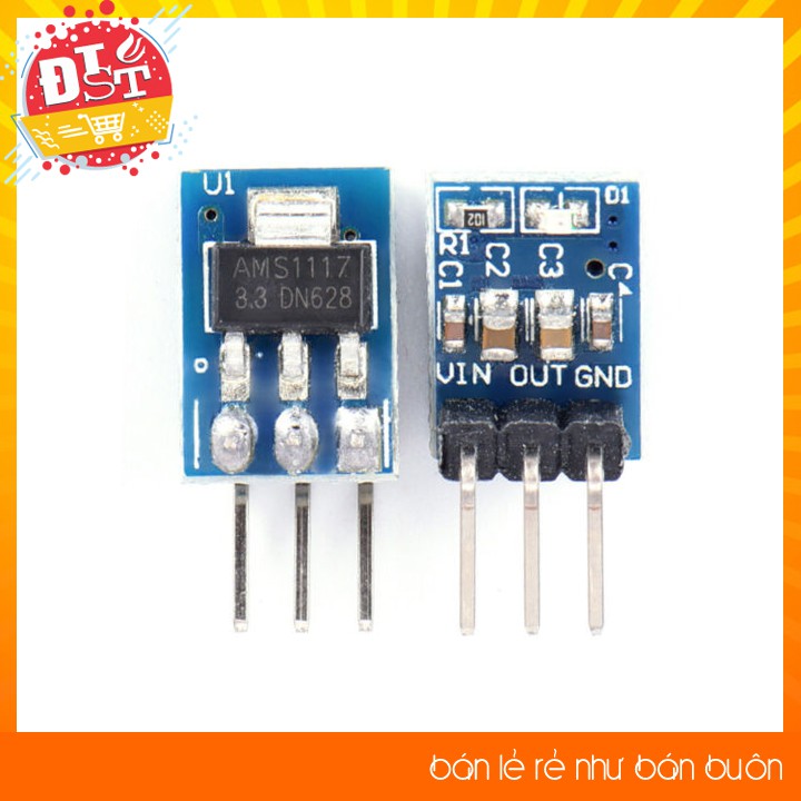 Mạch hạ áp  AMS1117 3V3/5V INPUT 4V5 - 7VDC