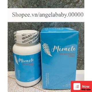 Thực phẩm bảo vệ sức khỏe viên uống Miracle từ Mỹ hộp 60 viên – viên uống trắng da Miracle