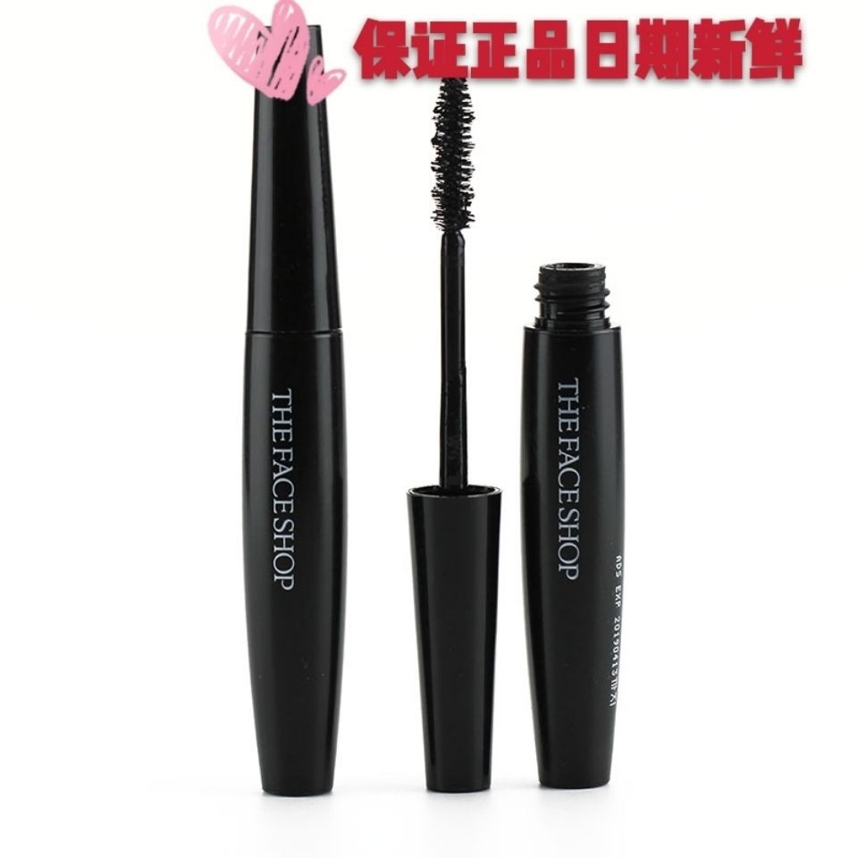 Mascara The face shop màu đen làm cong và dày mi chống thấm nước phong cách Hàn Quốc 21.7.2