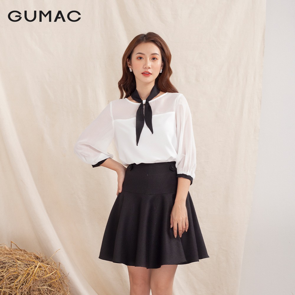 [Mã WABRGUSBD2 giảm 10% tối đa 50k đơn từ 250k] Chân Váy nữ rã xòe 2 nút GUMAC đủ màu, đủ size thiết kế basic VA10118 | BigBuy360 - bigbuy360.vn