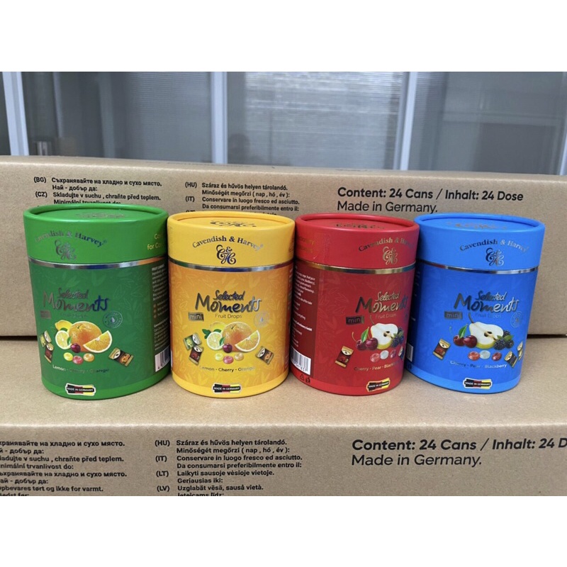 kẹo trái cây Đức C&amp;H hộp giấy 100g