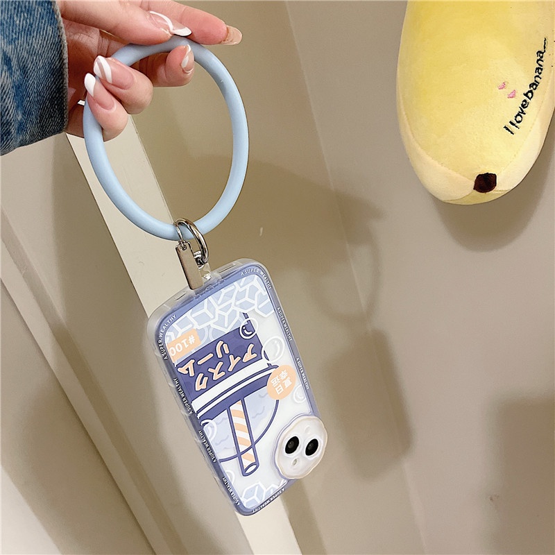 Ốp lưng iphone Ốp Điện Thoại Silicon Gắn Dây Đeo Thời Trang Cho iPhone12 14pro XR 78p/X/XR/ Promax/Mini Dinuo case