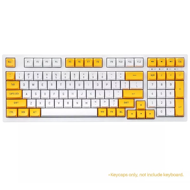 Keycap Csa feker heavy industry theme cho bàn phím cơ 226 phím PBT doubleshot