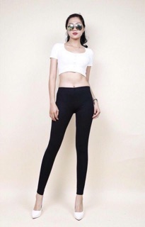 Quần legging  sọc trắng