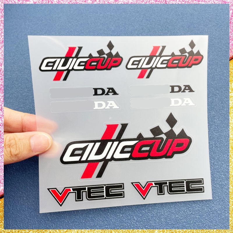 Sticker Dán Trang Trí Cửa Kính Xe Hơi honda mugen power civic vtec accord odyssey Spior crv suv