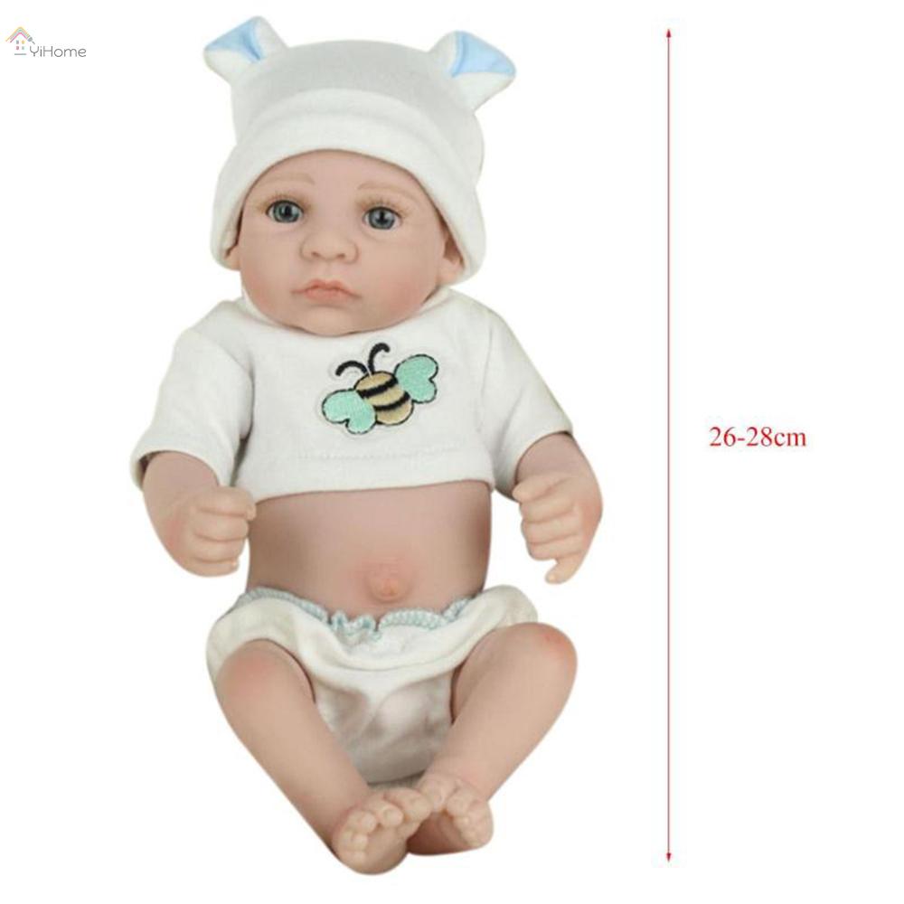 REBORN REBORN Búp Bê Em Bé Sơ Sinh 10 Inch Sống Động Như Thật