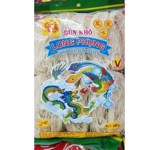 Bún khô Long Phụng 400g (có từng vắt nhỏ)