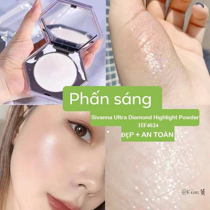 (Giảm giá) Phấn Bắt Sáng Sivanna Ultra Diamond Highlight Powder HF4024 | BigBuy360 - bigbuy360.vn