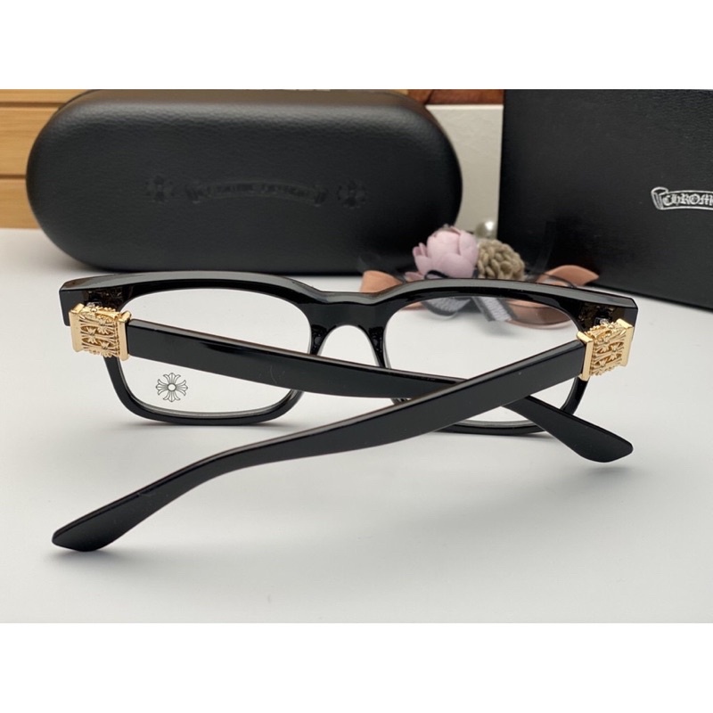 Gọng kính cận  Chrome hearts cao cấp, mắt kinh vuông màu sắc thời trang nam nữ